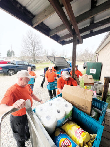 Belpre Area Veterans collect food for B.A.M. pantry